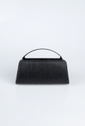 Black Laser Cut Night Bag V349