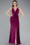 Long Plum Evening Dress ABU4967