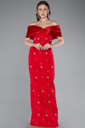 Long Red Evening Dress ABU4973