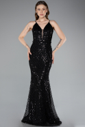 Long Black Evening Dress ABU4980