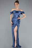 Indigo Long Evening Dress ABU3611