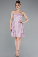 Short Powder Color Cocktail Dress ABK2357