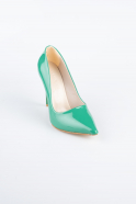 Green Patent Leather Stiletto ABR1140