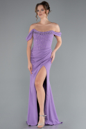 Long Lilac Evening Dress ABU5016