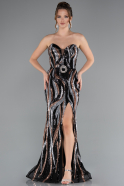 Long Black Evening Dress ABU5024