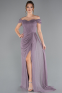 Lavender Long Prom Gown ABU3472