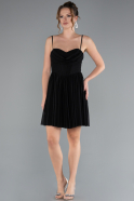 Short Black Cocktail Dress ABK2365