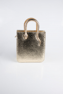 Gold Patterned Evening Bag KC143