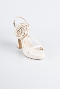 Mink Satin Evening Shoe ABS1142