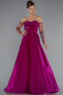Fuchsia Long Evening Dress ABU3604