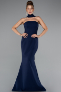 Long Navy Blue Evening Dress ABU5097
