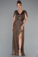 Long Copper Evening Dress ABU5098