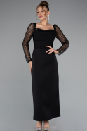 Midi Black Cocktail Dress ABK2387