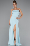 Long Mint Chiffon Prom Gown ABU5108