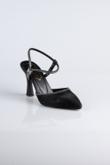 Black Laser Cut Stiletto MJ5150
