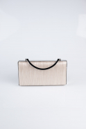 Gold-Silver Laser Cut Box Bag V258