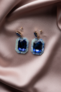 Sax Blue Earring BJ1037