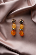 Orange Earring BJ1070