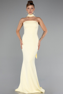Yellow Long Evening Dress ABU5097