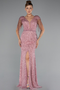 Long Powder Color Evening Dress ABU5132