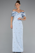 Light Blue Long Evening Dress ABU4973