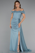 Turquoise Long Prom Gown ABU3472