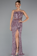Long Powder Color Evening Dress ABU5185