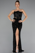 Long Black Evening Dress ABU5185