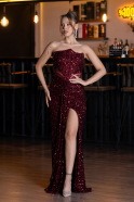 Long Burgundy Evening Dress ABU5185