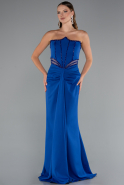 Long Sax Blue Evening Dress ABU5227
