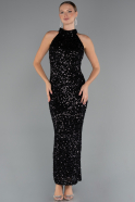 Long Black Evening Dress ABK2474