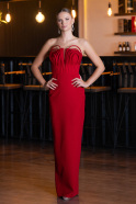 Long Red Evening Gown ABU5235