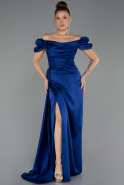 Parlement Long Satin Engagement Dress ABU1606