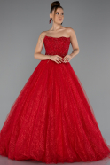 Long Red Evening Dress ABU5265