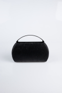 Black Laser Cut Night Bag V351