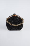 Black-Gold Stony Night Bag SH854