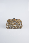 Gold Plaster Fabric Night Bag SH849