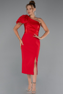 Red Midi Cocktail Dress ABK2249
