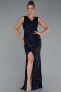 Long Navy Blue Evening Dress ABU5281
