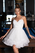 Short White Party Dress ABK2435