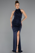 Long Navy Blue Evening Dress ABU5426