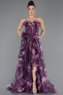 Long Plum Prom Gown ABU5441