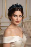 Navy Blue Crown UK984