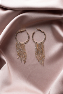 Gold-Rose Earring UK555