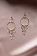 Gold Earring UK929