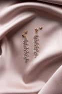 Gold-Rose Earring UK939