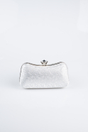 Silver Patterned Night Bag SH855