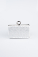 Silver Patterned Night Bag SH858
