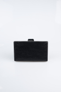 Black Patterned Night Bag SH859