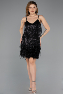 Short Black Invitation Dress ABK1629